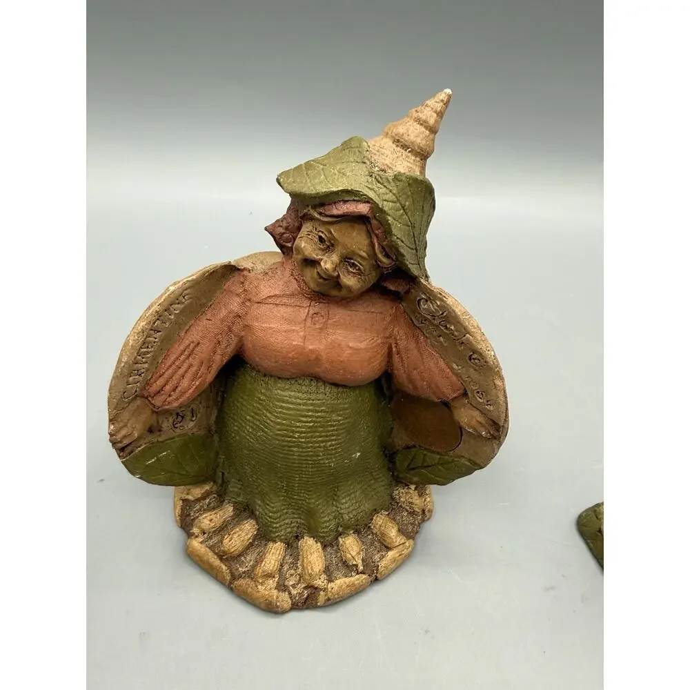 Vintage Tom Clark Cairn Studio Resin Gnome Figurine Lot 4 Jane Wolf 1987